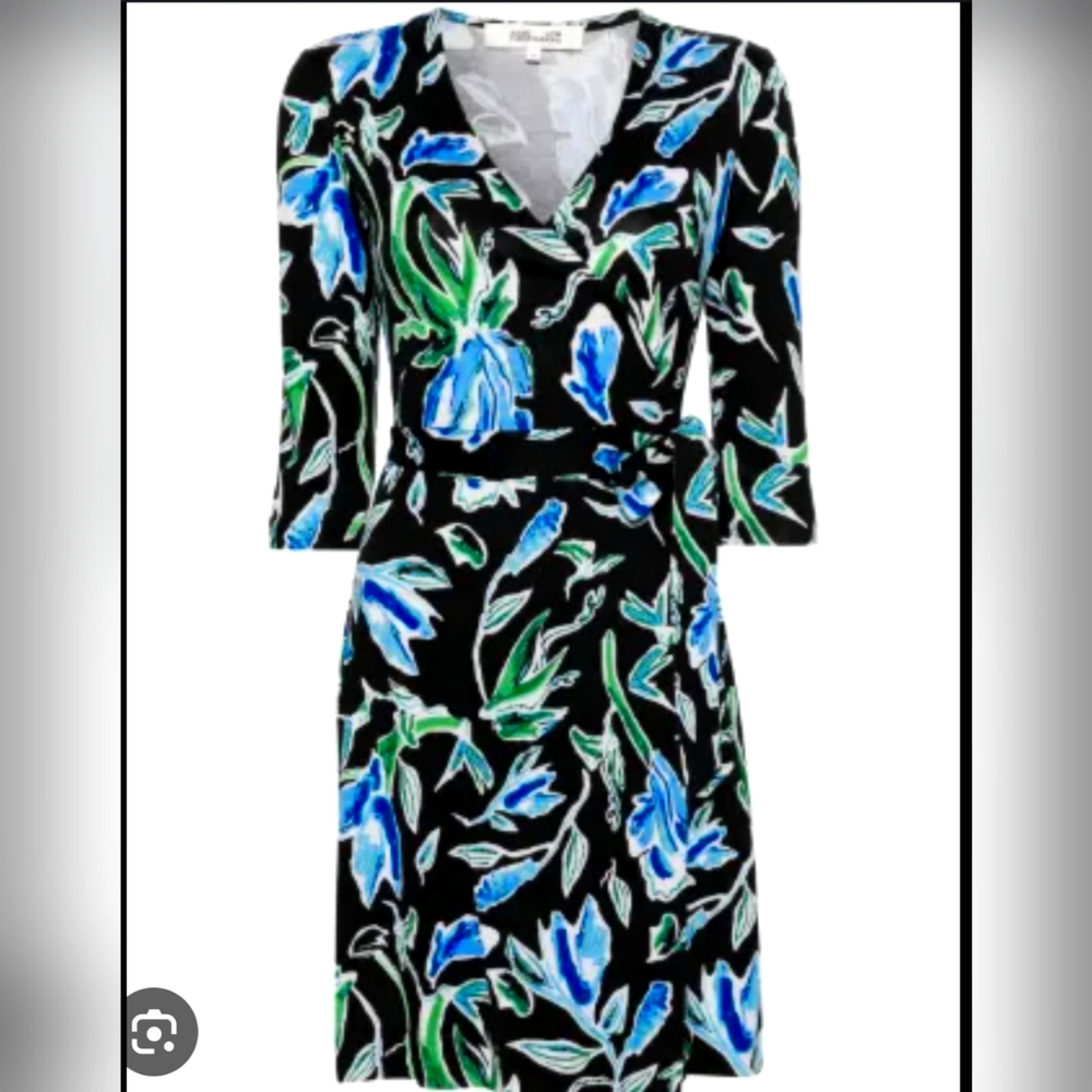 Classic DVF Julian Floral Wrap Dress